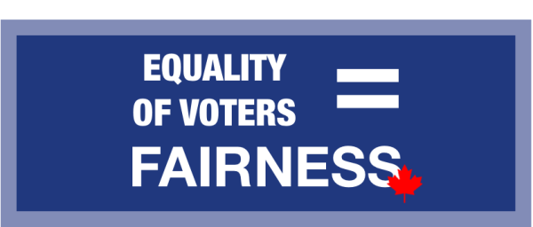 Equality of Voters = FAIRNESS